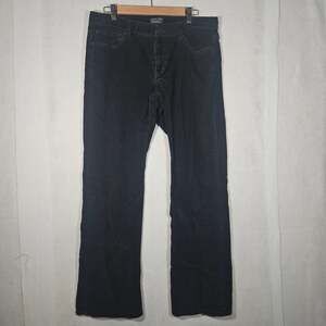 Polo Jeans Co. Ralph Lauren Black Corduroy Bootcut Pants Women's Size 12/32